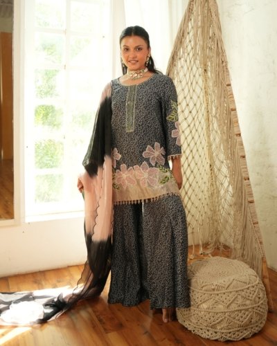 The Kundan Sharara Set from the NOURI Collection