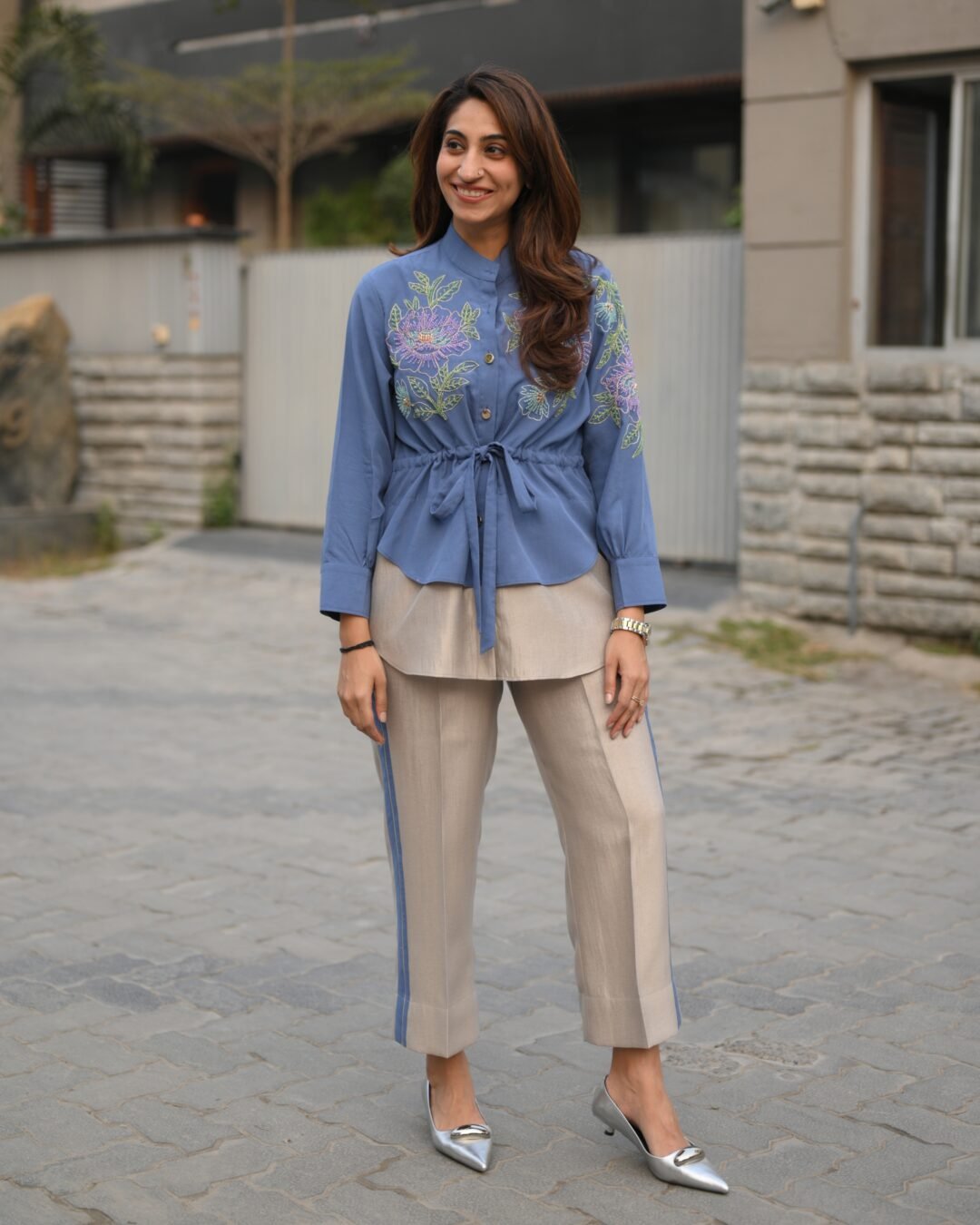 Azure Crystalline Cord Set