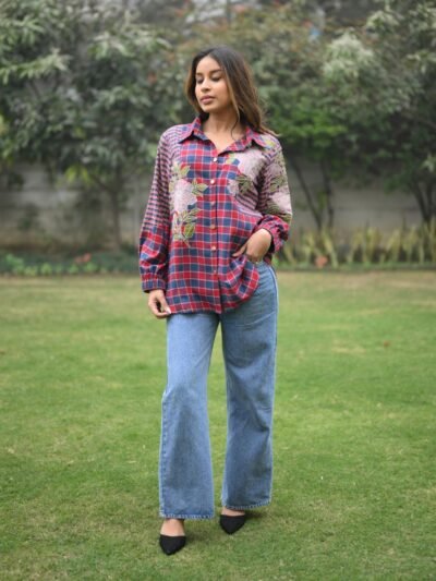 Rubina Red Check Shirt